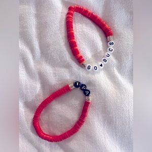 Tampa Bay Buccaneers Beaded Bracelets
